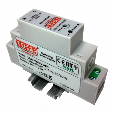 Импульсный блок питания 12-24V на DIN рейку